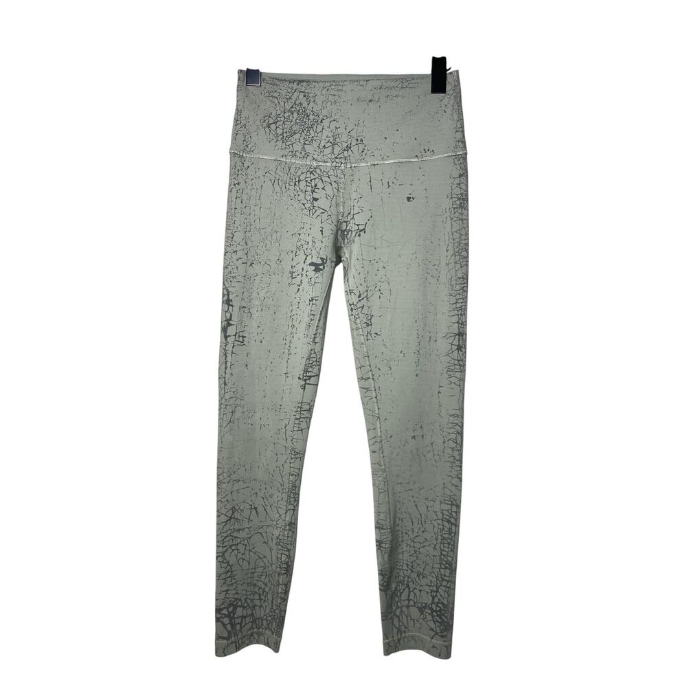 Lululemon Wunder Train High-Rise Tight 25" Thread Dye Rover Black Women's 6